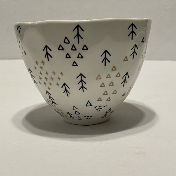 GRACE'S TEAWARE METALLIC GOLD Arrows  Geometric TEA Cup COFFEE MUG  READ - Picture 5 of 9